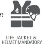 lifejacket and helmet icon