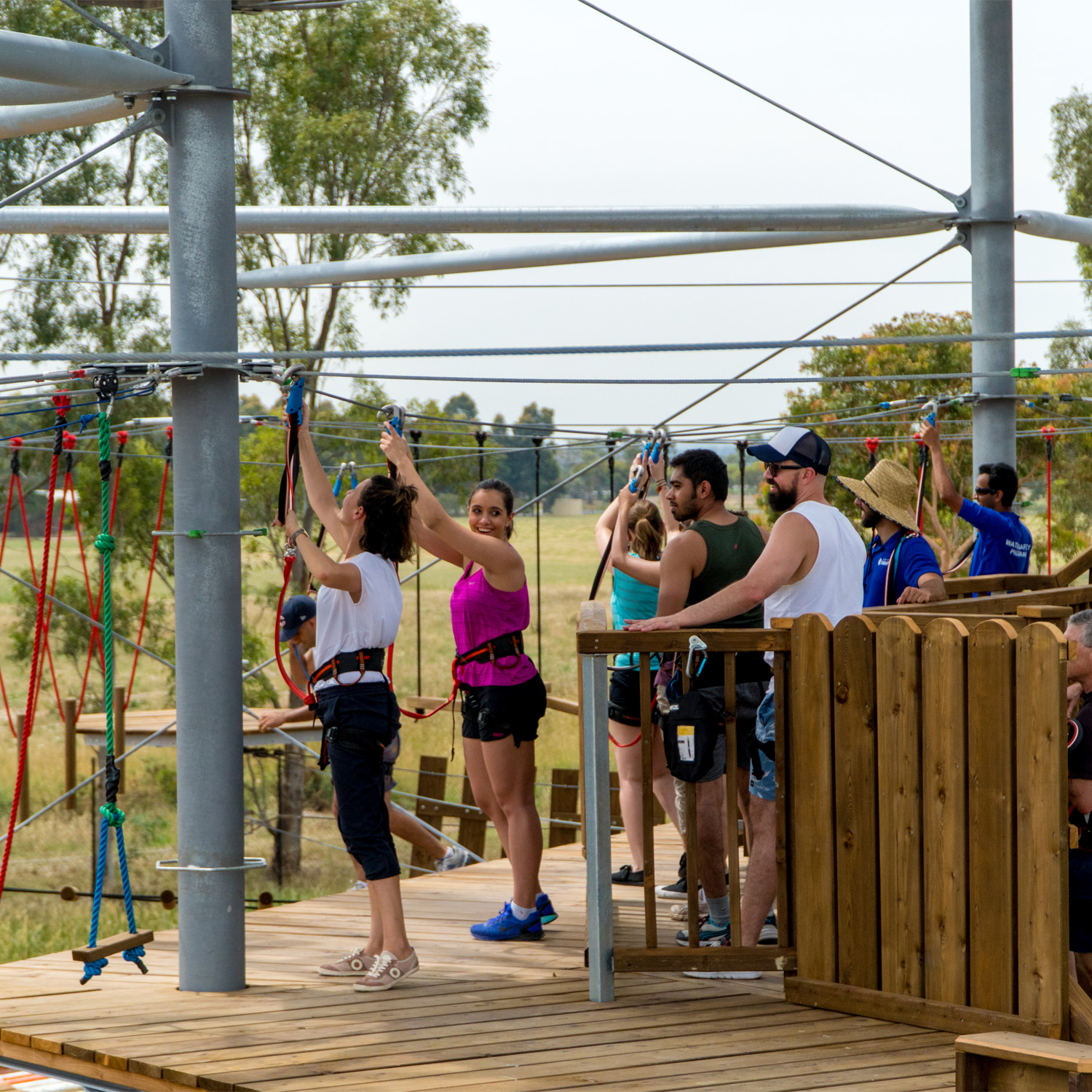 Climb High Ropes | High Ropes Experience | Melbourne Cable Park